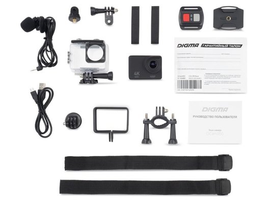 Экшн-камера Digma DiCam 850 черный